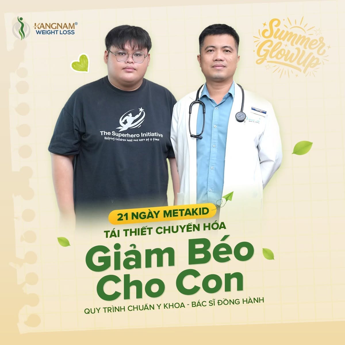 Chương trình MetaKid là của Kangnam Weightloss dành cho trẻ em và thanh thiếu niên