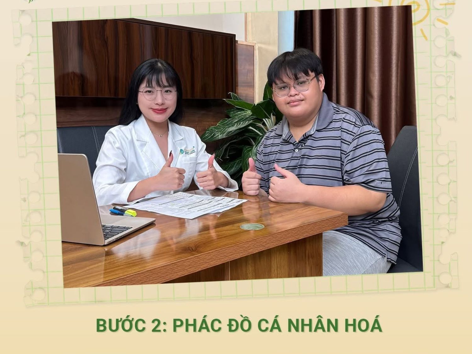 Bác sĩ chuyên khoa thăm khám và lên phác đồ cá nhân hóa cho trẻ