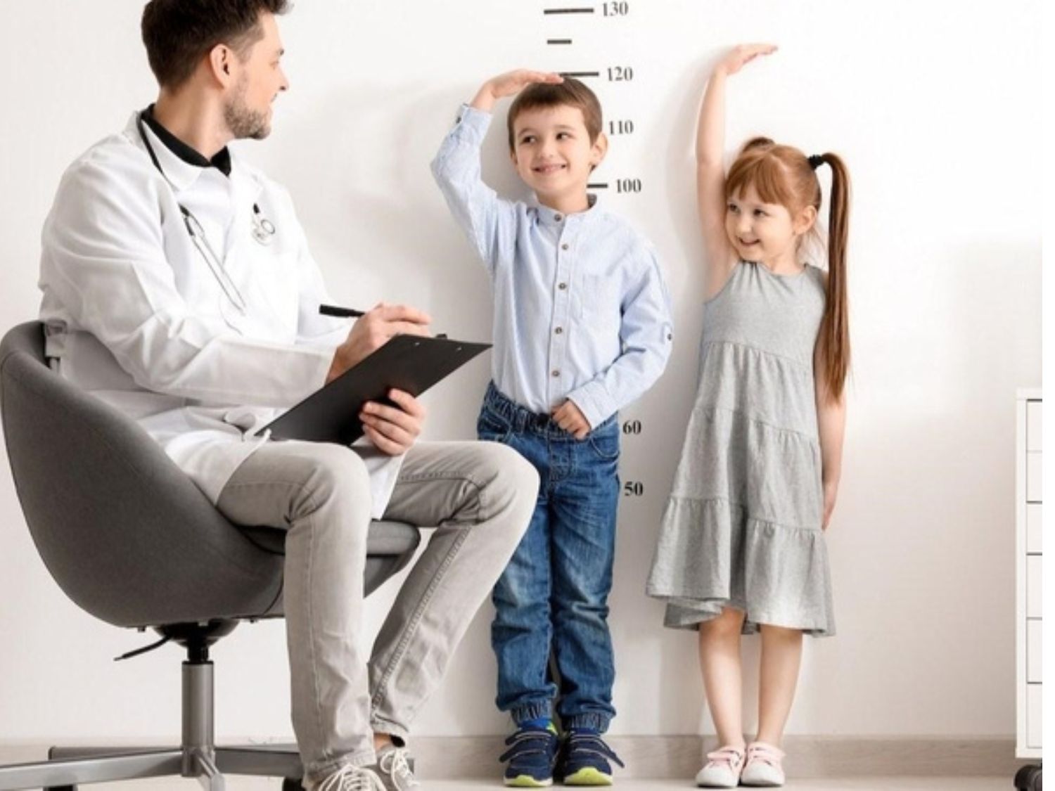 Cha mẹ có thể theo dõi nâng nặng của con qua bản đồ tăng trưởng